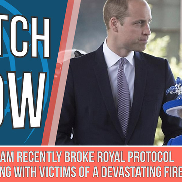 Prince William Recently Broke Royal Protocol While Meeting With Victims of a Devastating Fire