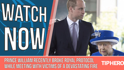 Prince William Recently Broke Royal Protocol While Meeting With Victims of a Devastating Fire