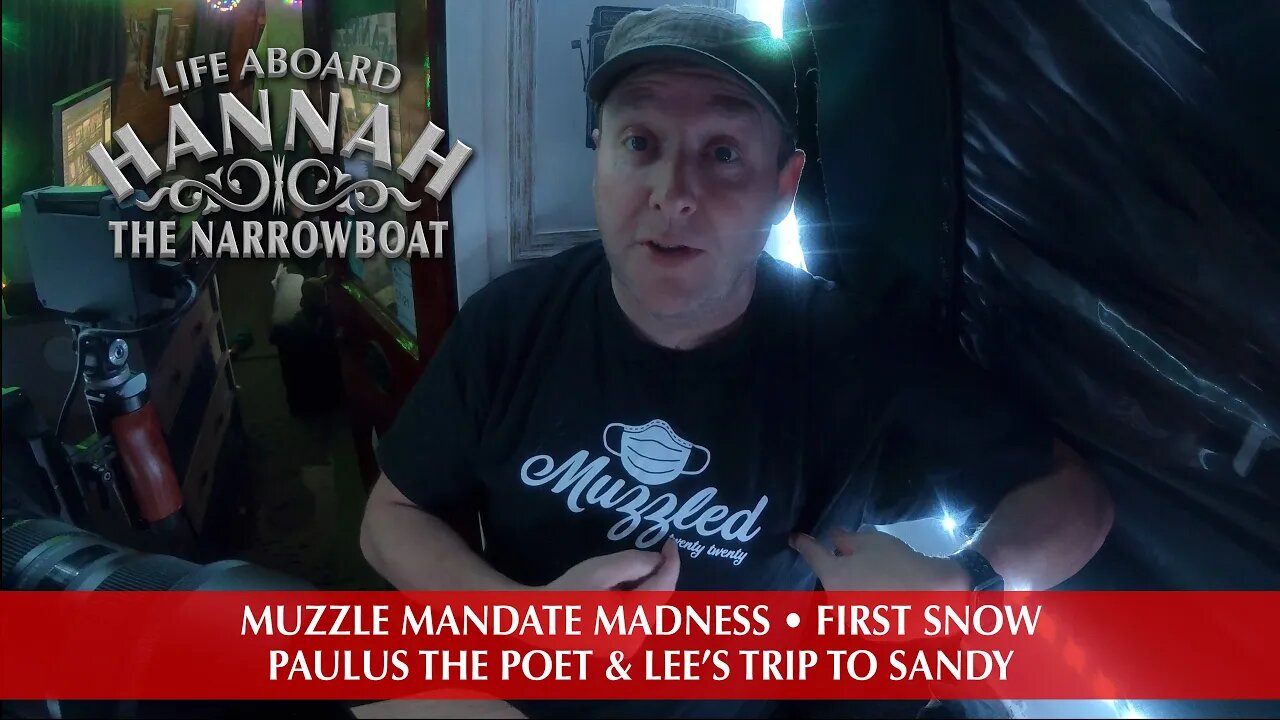 Muzzle mandate madness, first snow at the marina, Paulus the poet and Lee's trip to Sandy