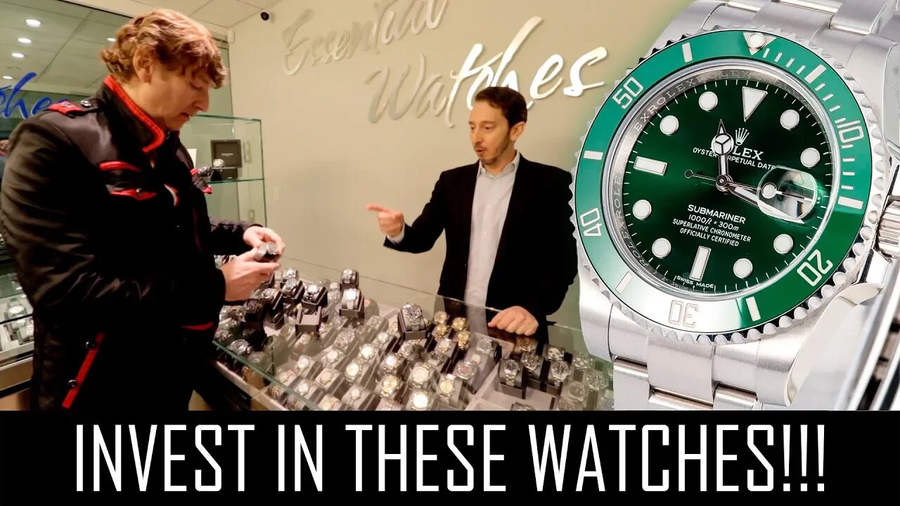 THE BEST INVESTMENT WATCHES YOU CAN BUY!!