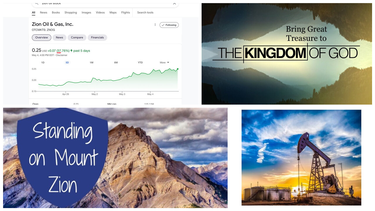 Zion Oil Prophecies Come to Pass(May 6,2022)