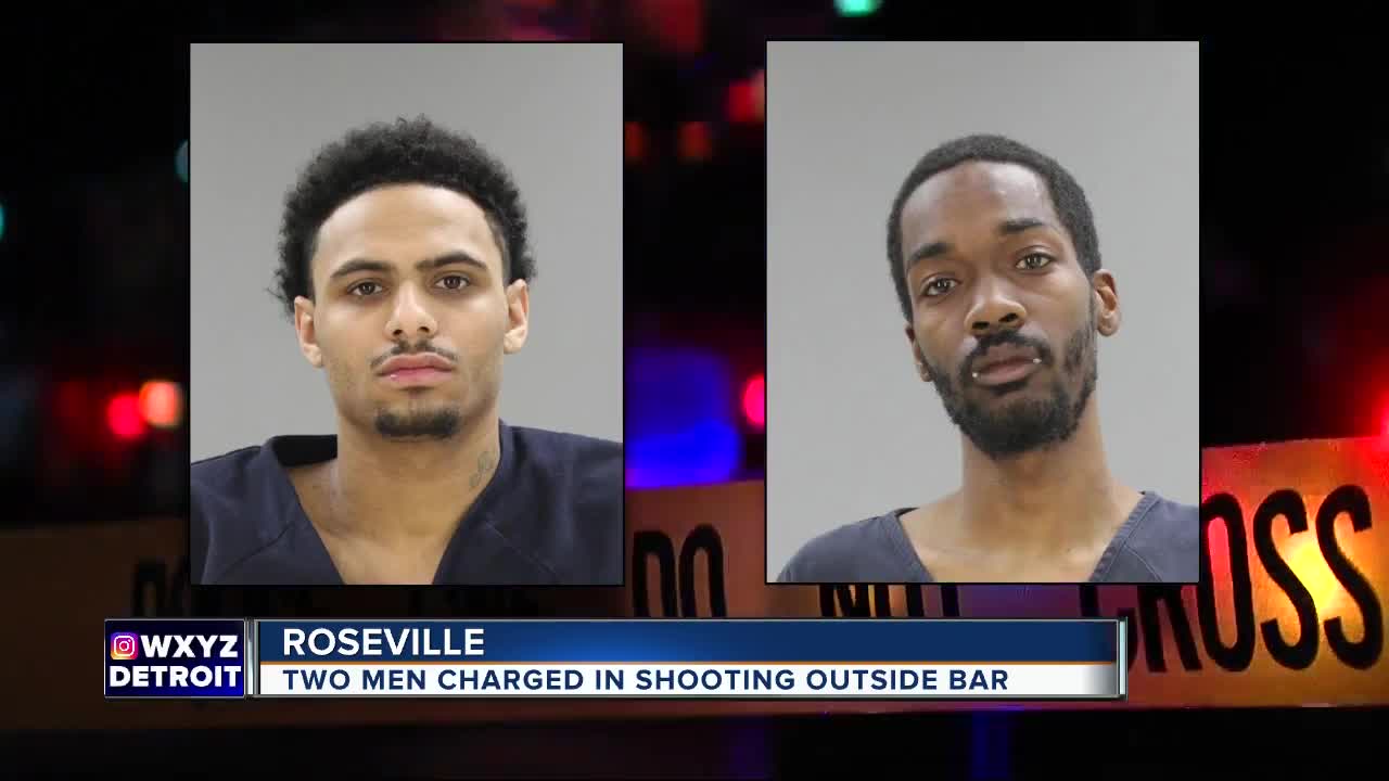 Two charged in shooting outside Roseville bar