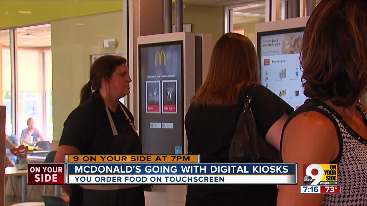 McDonald's adding digital kiosks