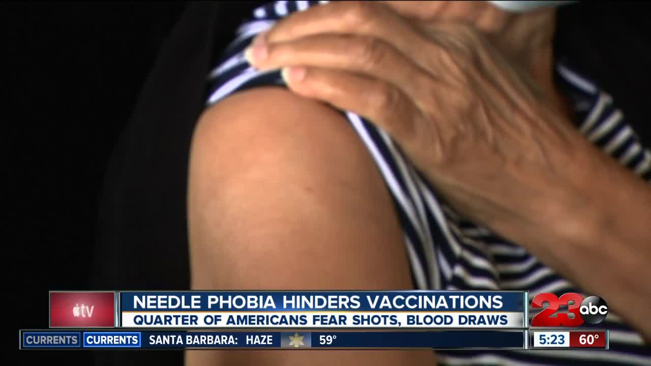 Needle phobia hinders vaccinations