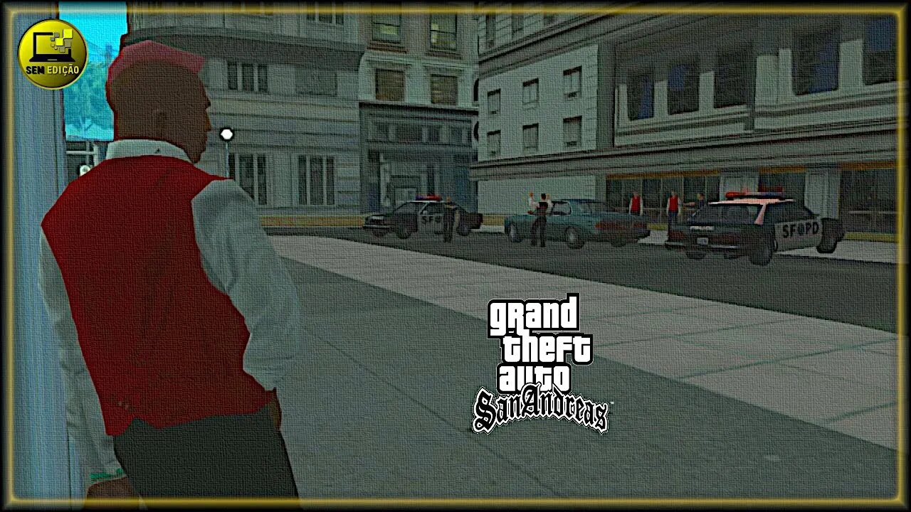 GTA SAN ANDREAS PC DUBLADO PT BR COM GRÁFICO DE PLAY 2 #24 #semedissaum #GTA #pc