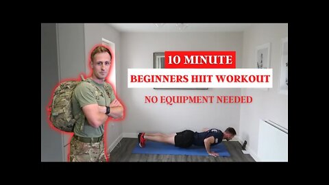 Military Workout 10 MINUTE FULL BODY WORKOUT | No Equipment | British Army Fitness