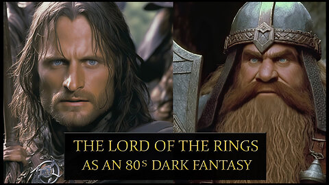 The Lord of the Rings as an 80's Dark Fantasy #thelordoftherings #AI #Midjourney #80sDarkFantasy