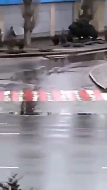 Russian forces inside Melitopol