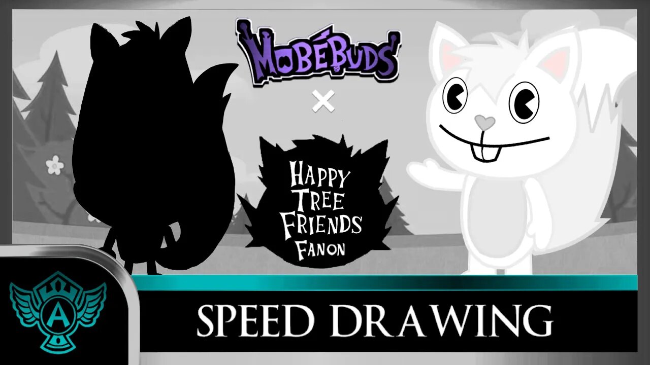 Speed Drawing: Happy Tree Friends Fanon - Troy Paw | Mobebuds Style