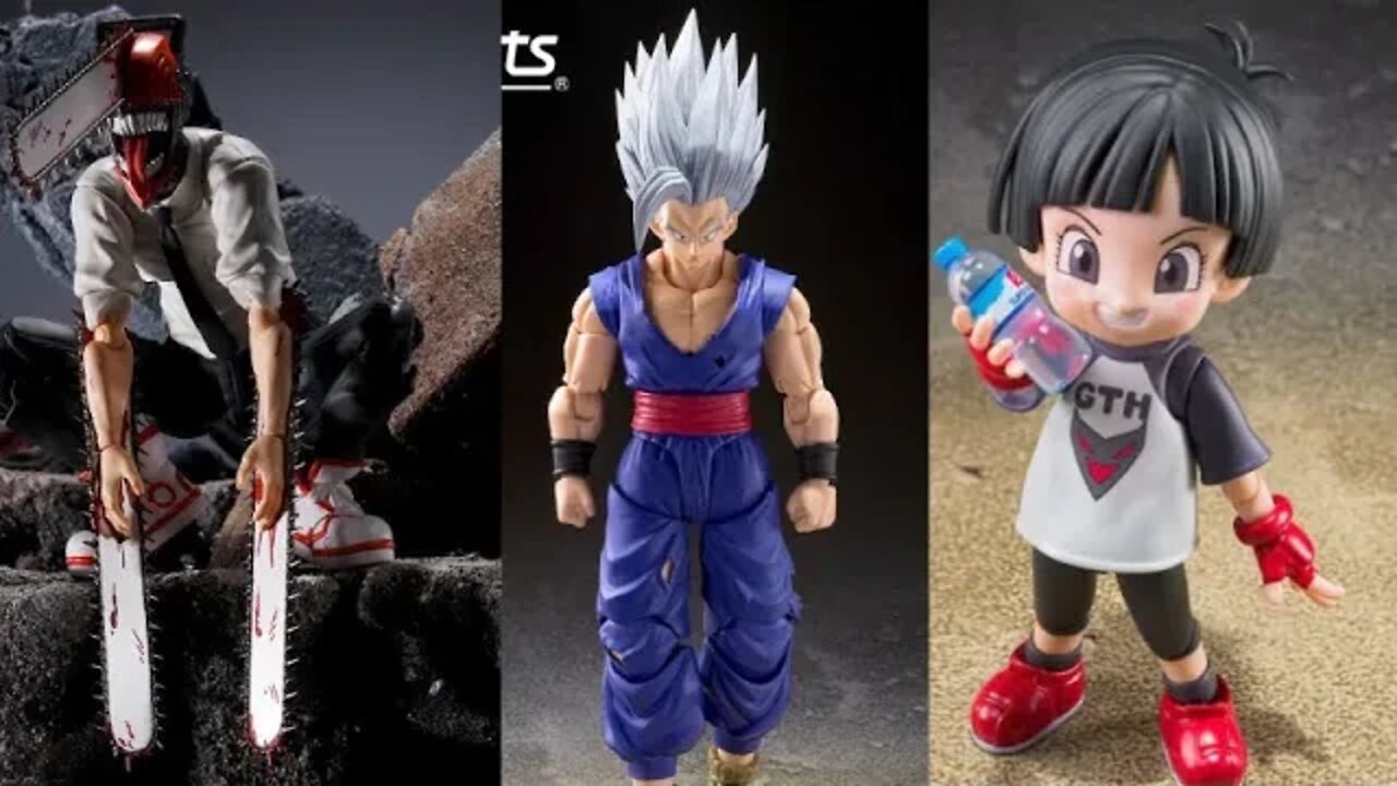 S.H.FIGUARTS GOHAN BEAST,CHAINSAWMAN,PAN & CHOGOKIN LIGER ZERO