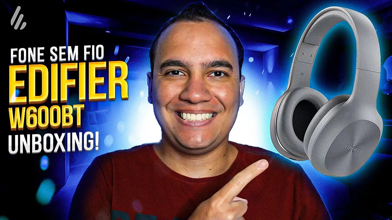 Fone Bluetooth Edifier W600BT: BARATINHO e MUITO CONFORTÁVEL! Unboxing e detalhes