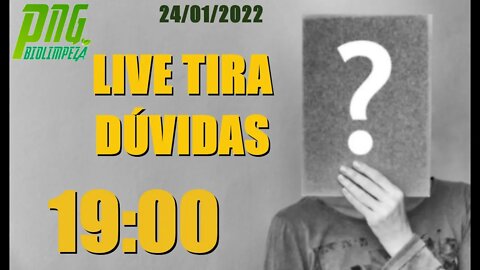 Live Tira Dúvidas #2 - PNG Biolimpeza
