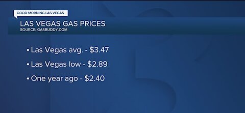 Gas prices continue to climb in Las Vegas ahead of summer travel