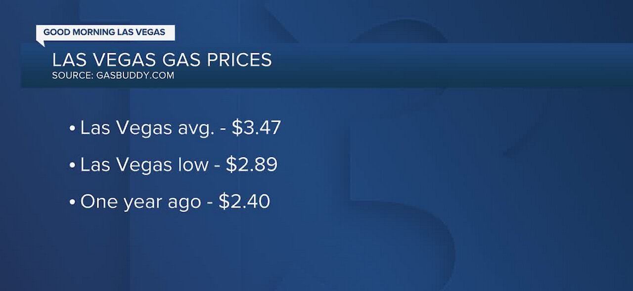 Gas prices continue to climb in Las Vegas ahead of summer travel