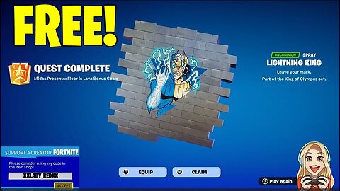 FREE | Lightning Kind (Uncommon Emote)-Fortnite