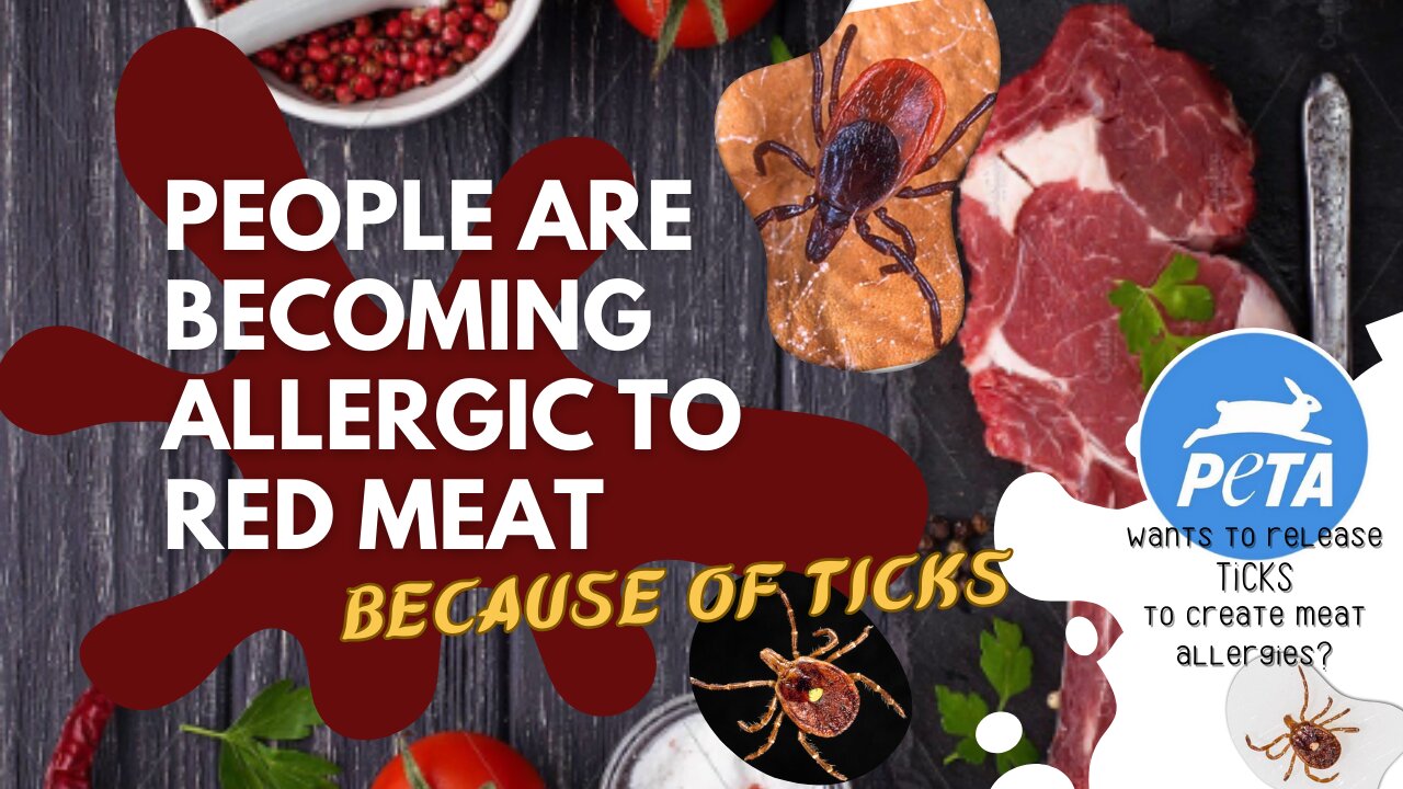 People are becoming allergic to red meat because of Ticks