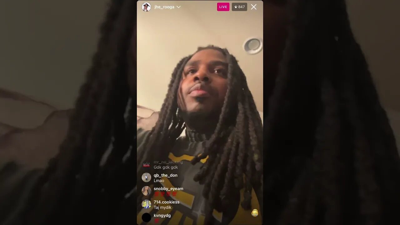 ROOGA JHE IG LIVE: Rooga Address him Beefing With Billionaire Black & Expose Him As Snitch(18/03/23)