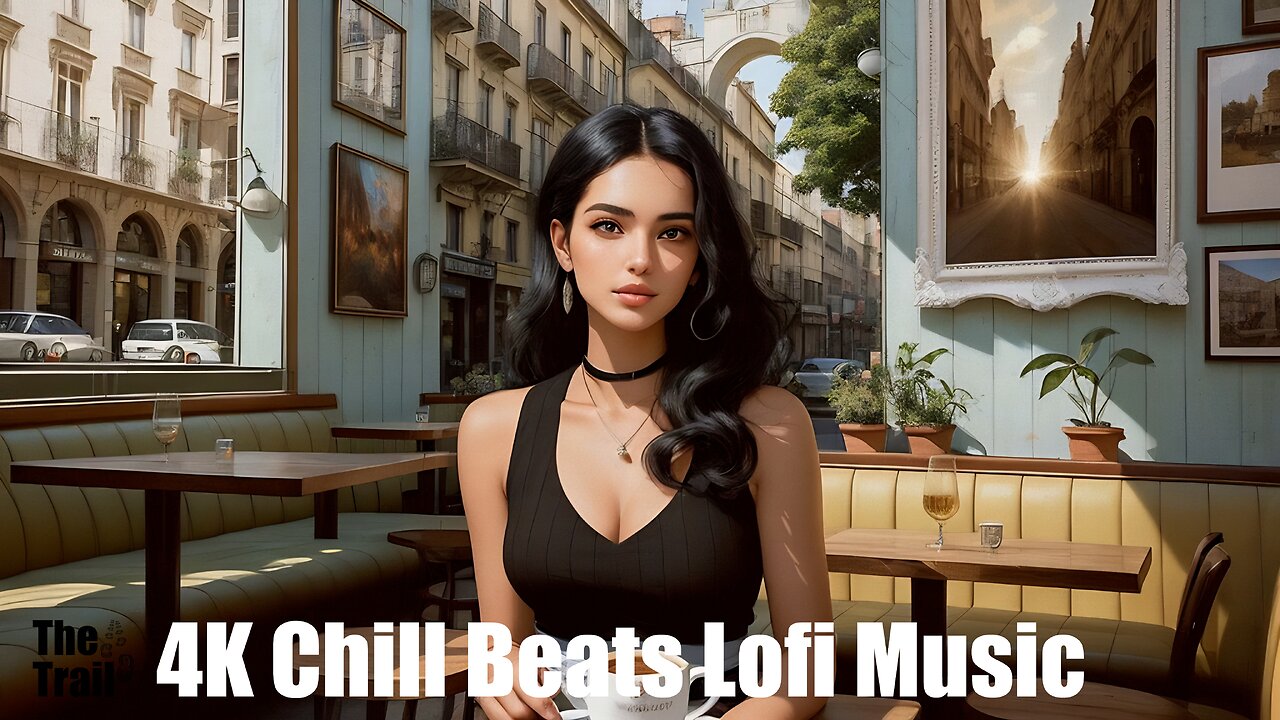 Chill Beats Music - Lofi Cross Rhodes | (AI) Audio Reactive Cinematic | The Window