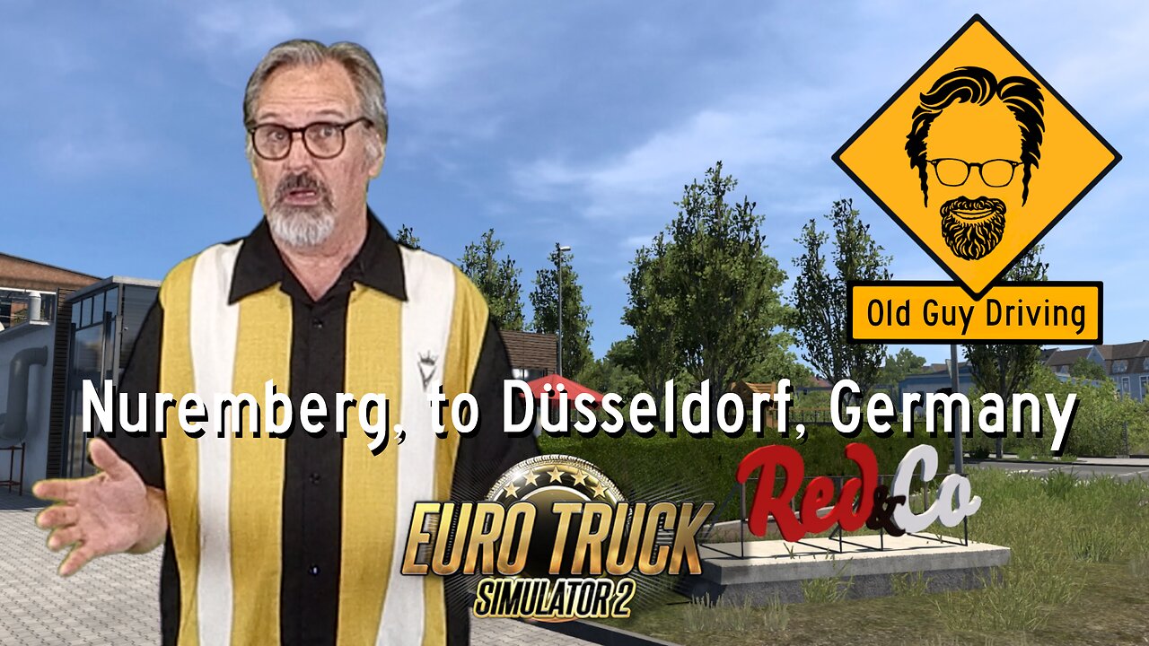 Nuremberg, Germany to Düsseldorf Germany in Euro Truck Simulator 2