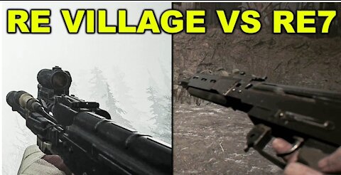 Ethan All Weapon Reload Animations - Resident Evil Village Vs 7 Comparison