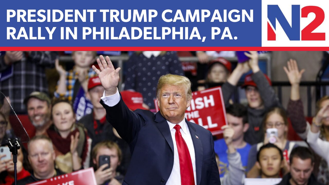 President Donald Trump campaign rally in Philadelphia | NEWSMAX2