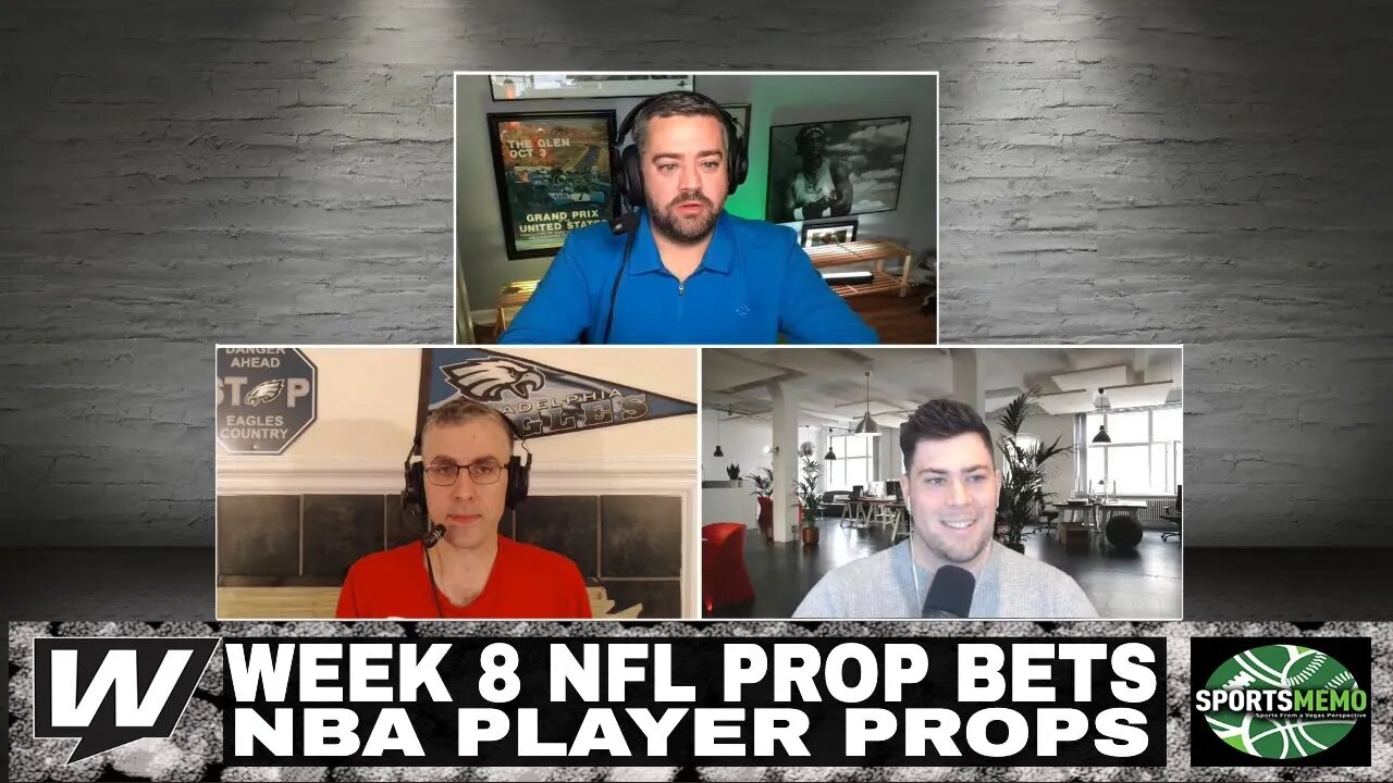 Week 8 NFL Prop Bets and DFS Recommendations | NBA Player Props | Prop It Up for October 28