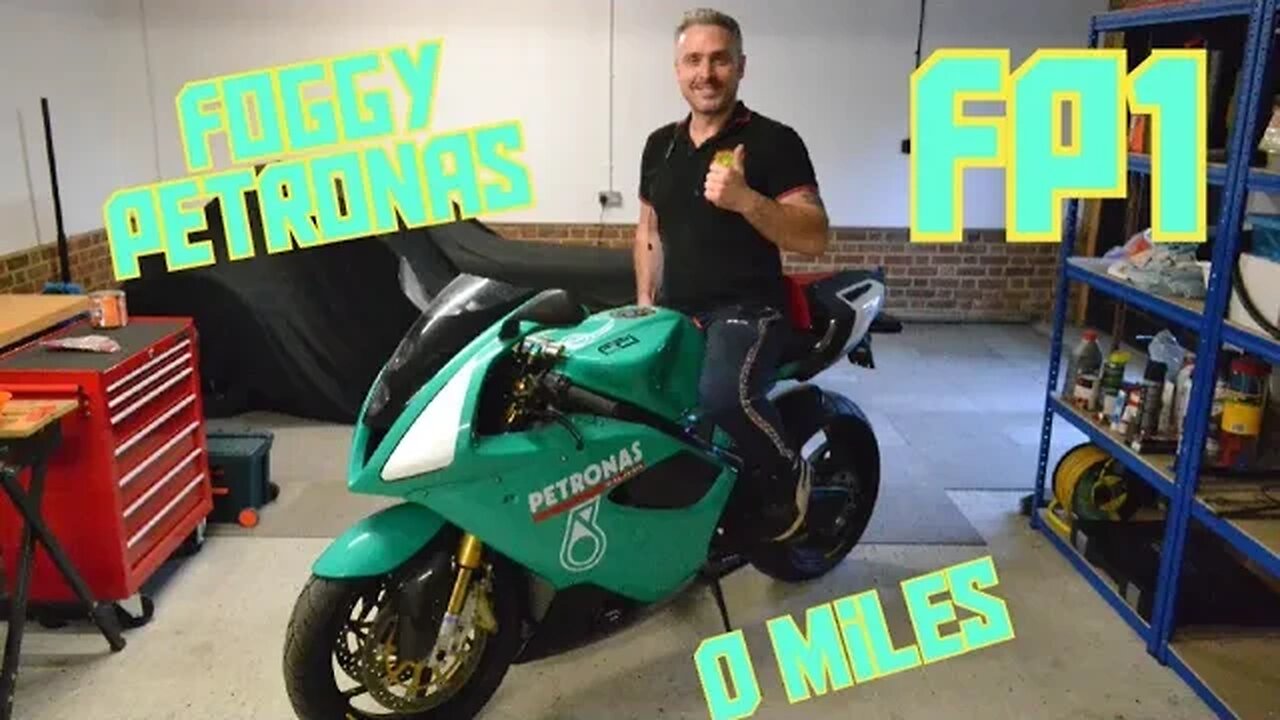 Foggy Petronas FP1 Start up rarest Superbike ever