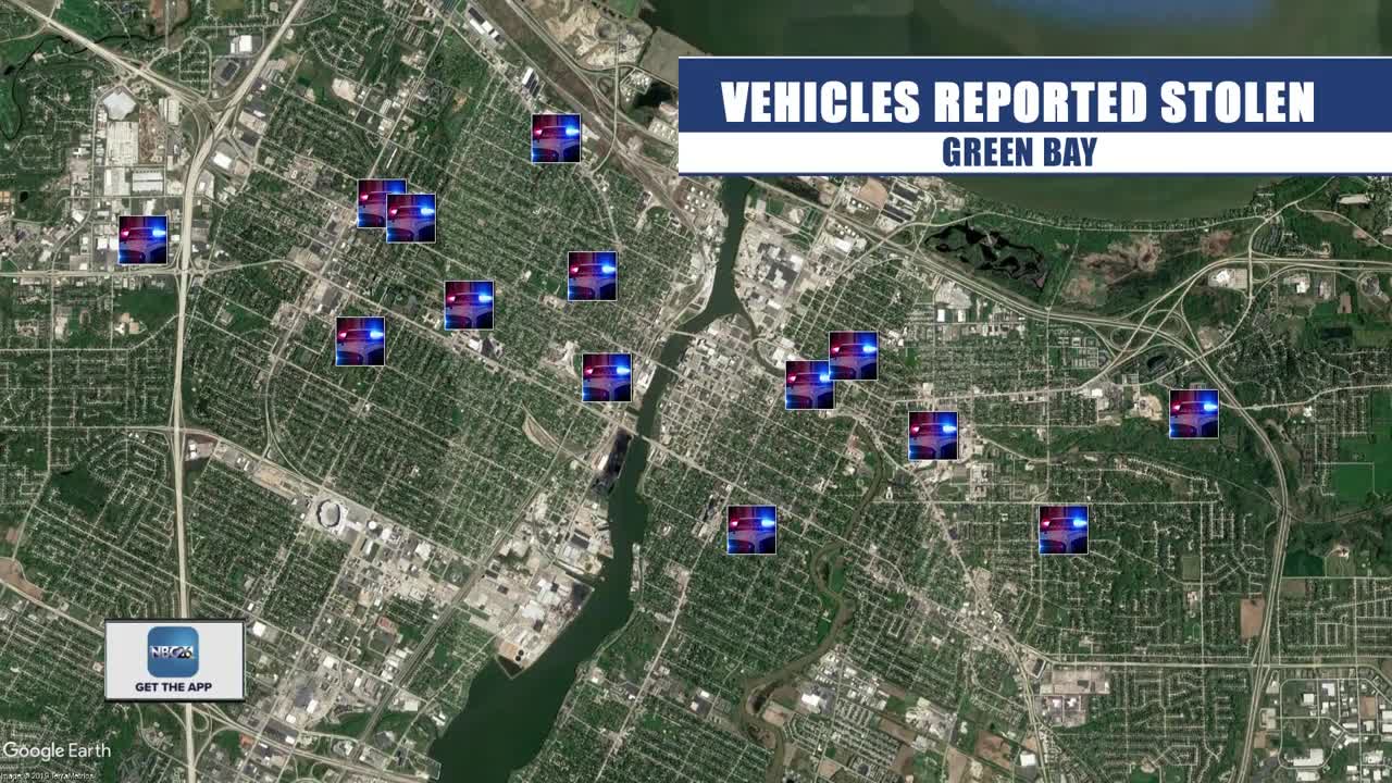 Nighttime thefts on the rise in Green Bay