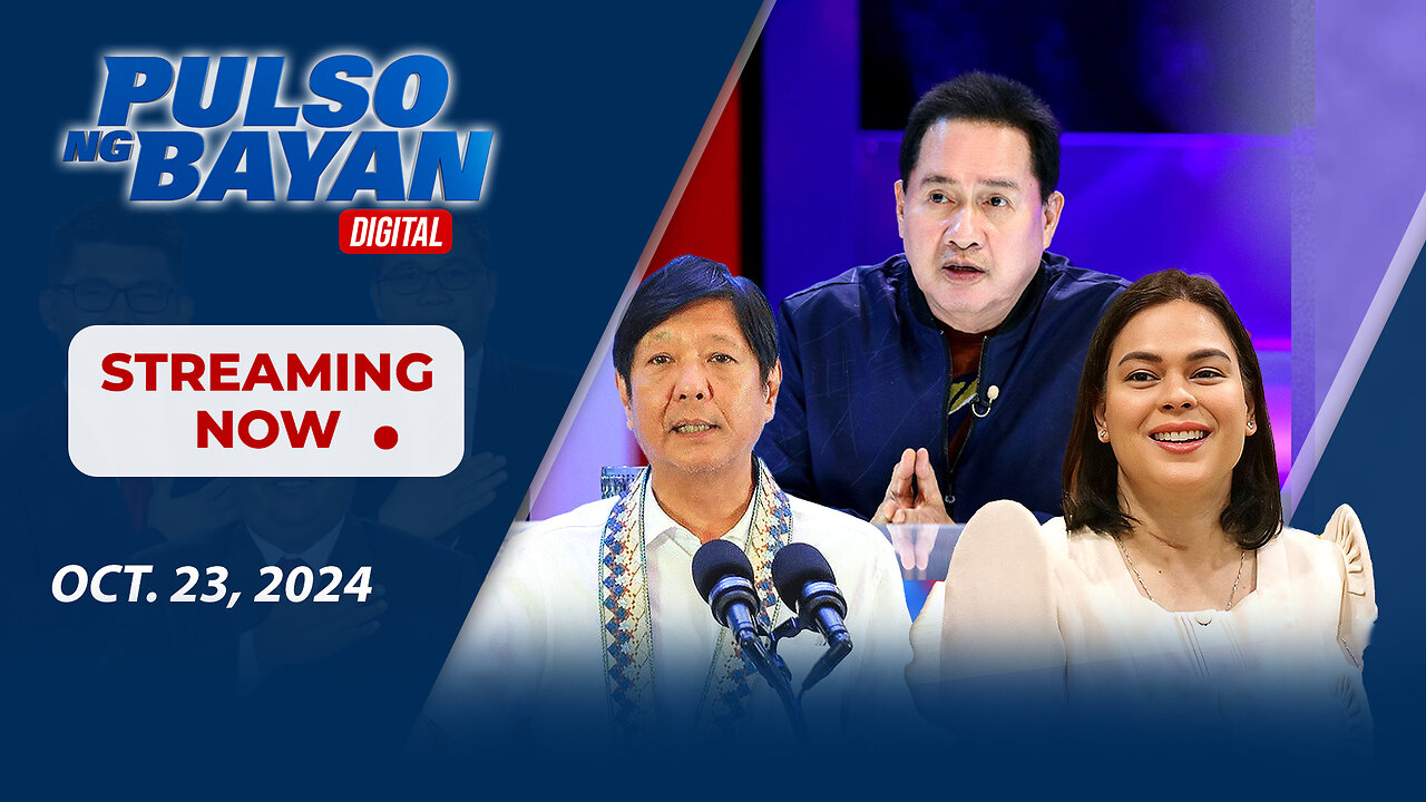 LIVE | Pulso ng Bayan with Admar Vilando at Jade Calabroso | Oct. 23, 2024