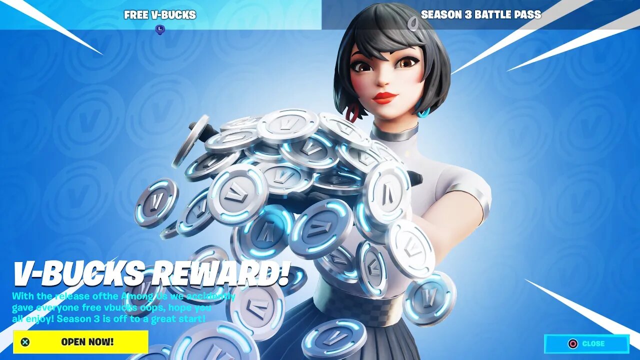 FORTNITE is GIVING EVERYONE V-BUCKS in Season 3!