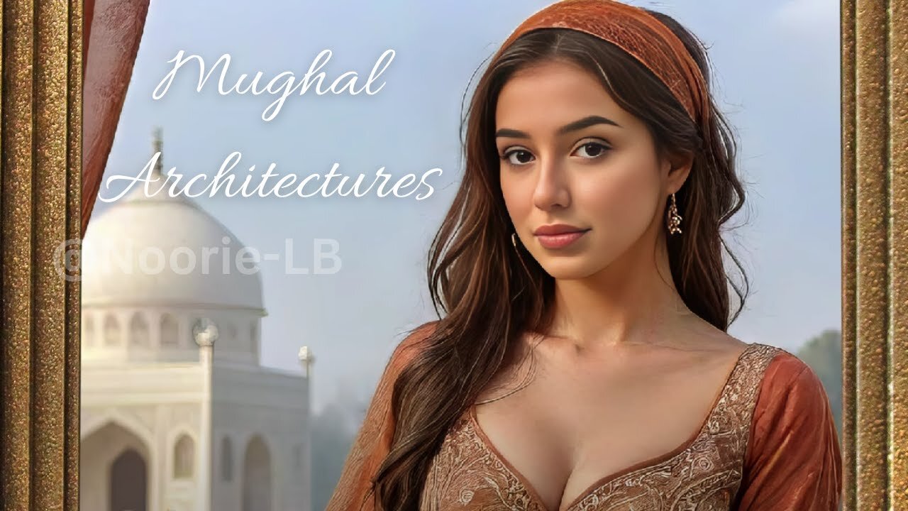 [4K] Noorie AI Lookbook | Mughal architectures