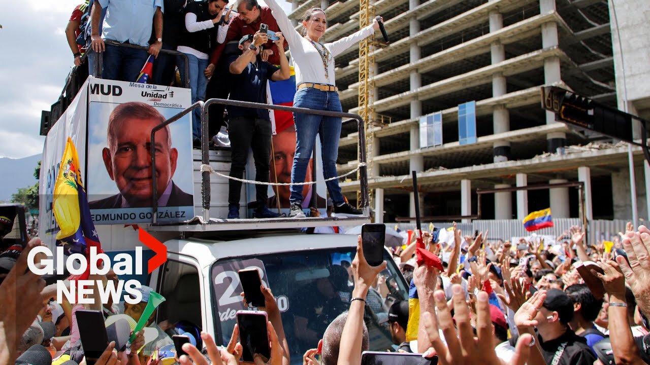 “Most cruel of all politics”: Venezuelans gather across Latin America to protest election results