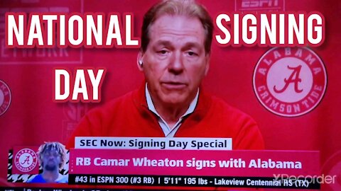 Saban on 2021 National Signing Day 2.0