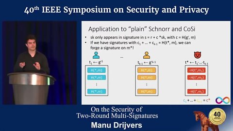 On the Security of Two Round Multi Signatures