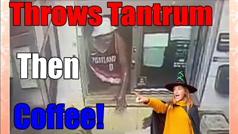 Raw Video of Man Throwing Coffee at Worker in Drive thru