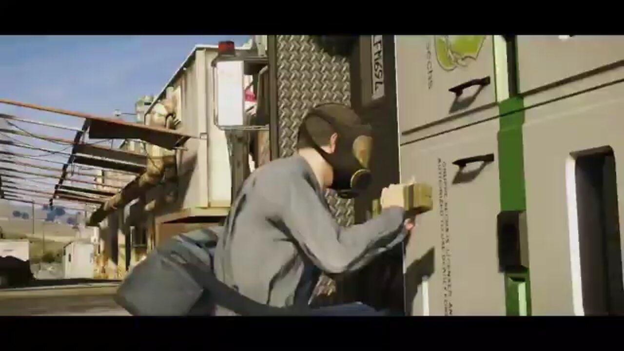 gta 5 how theif money from bank nice stunt on video