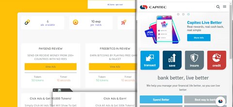 How To Earn Free ZAR TOKENS Cryptocurrency Paid To Click At BTC Bunch Withdraw At Capitec SA