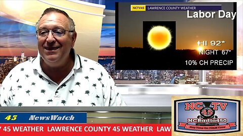 NCTV45 LAWRENCE COUNTY 45 WEATHER SUNDAY SEPTEMBER 3 2023