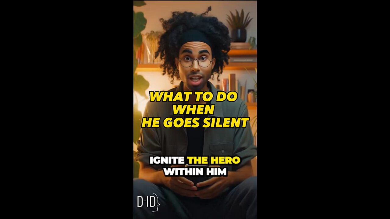 What to do when he goes silent