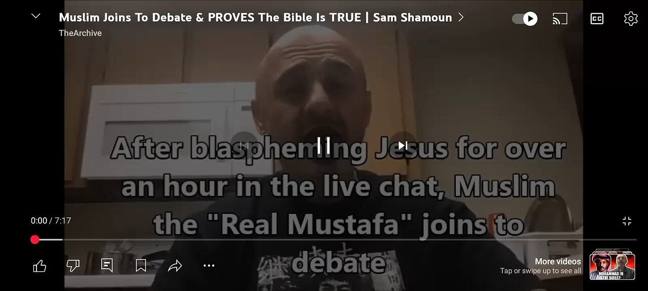 Sam Shamoun destroys Muslim who blasphemes the lord