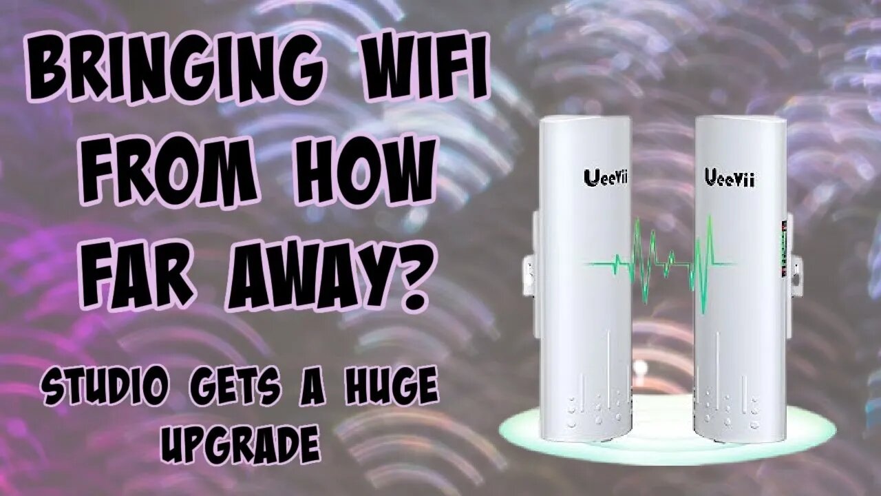 Ueevii Wireless Long Range Wi-Fi Bridge. The new Studio Needs A Solid Signal, and This will do it!