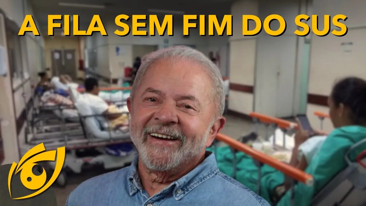 Mais de OITO MIL PESSOAS esperam na FILA do SUS por uma CIRURGIA igual à do LULA