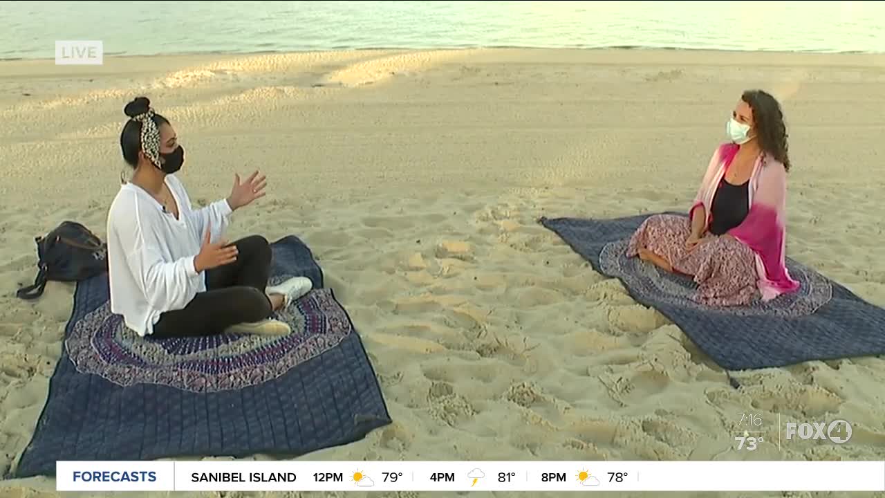 Beach Yoga returns to Cape Coral beach