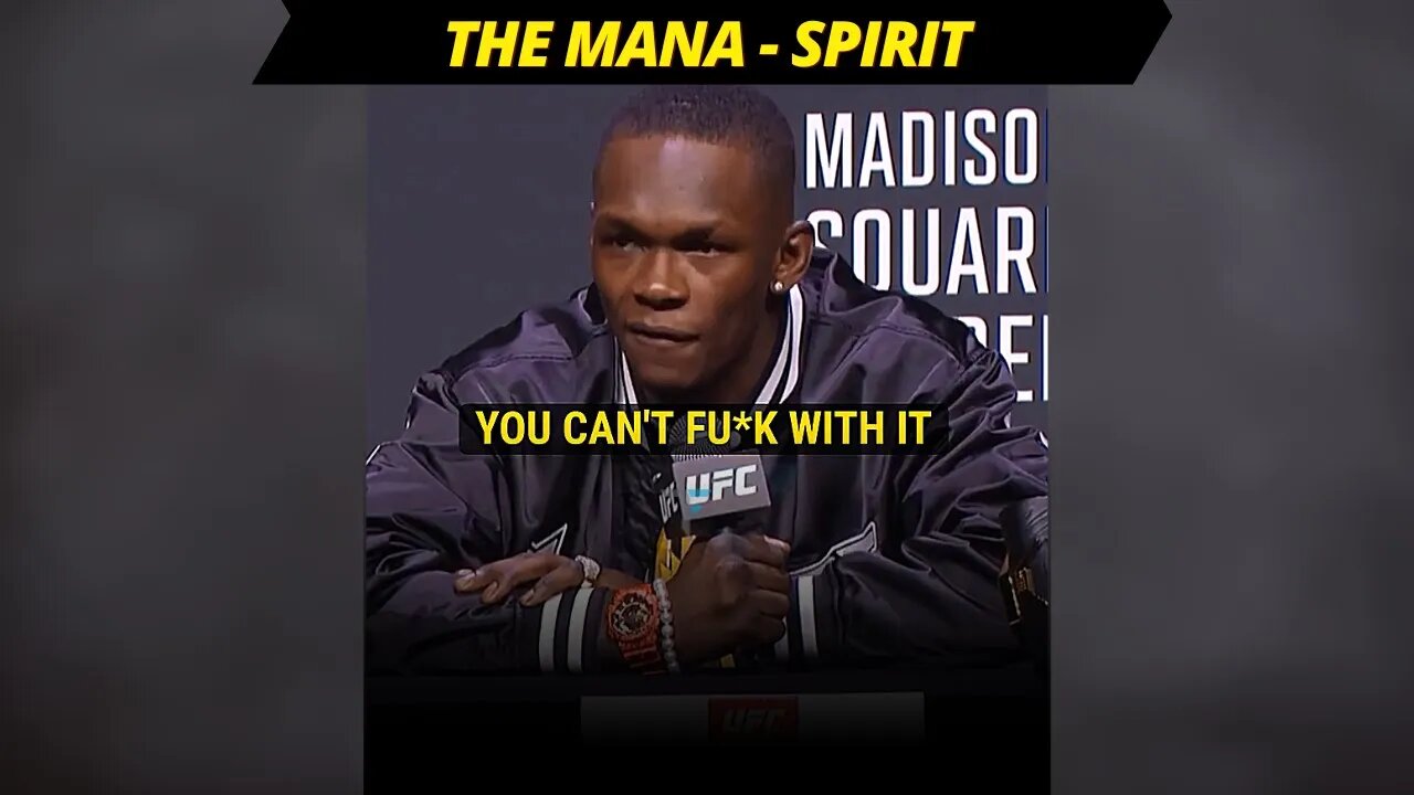 Israel Adesanya - The Spirit The MANA #ufc #shorts #champ #fyp #motivation #inspiration #life