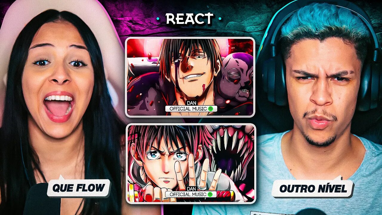 2 EM 1: ÉODAN - Fushiguro Toji + Yuta (Jujutsu Kaisen) | [React em Casal] 🔥