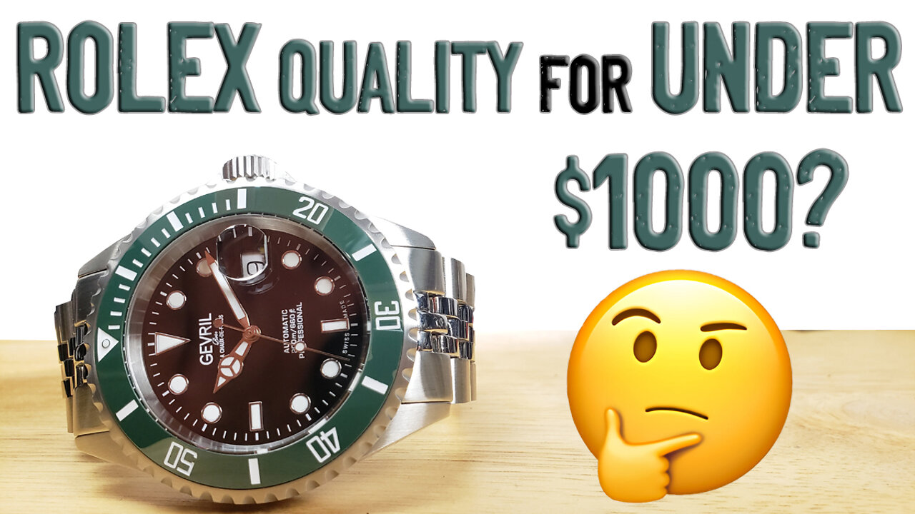 Gevril Wall Street - Budget Rolex FOR REAL?