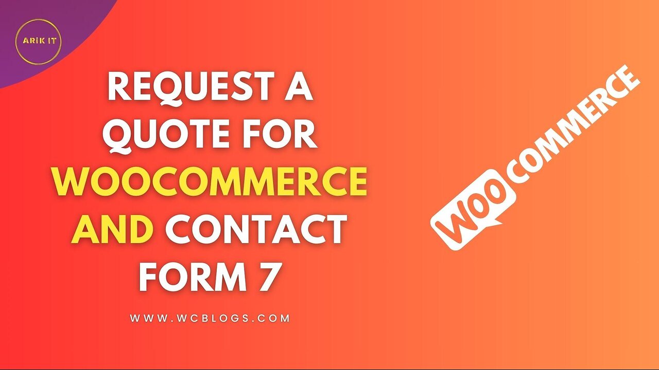 Add a Request a Quote button in WooCommerce with Contact Form 7 | Add a Popup Product Enquiry Form.