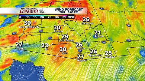 Wind brings cooler temperatures for the end of the week