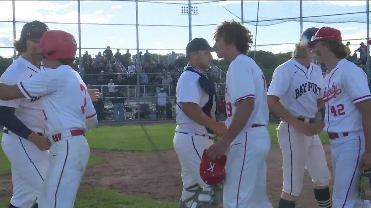 Bay port holds on to beat Kimberly, clinching baseball tournament ticket