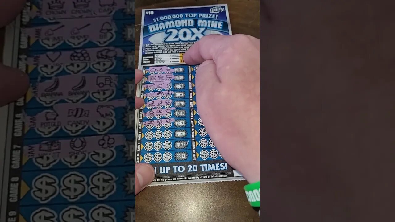 Florida Lottery Tickets Diamond Mind 20X Scratch Offs!